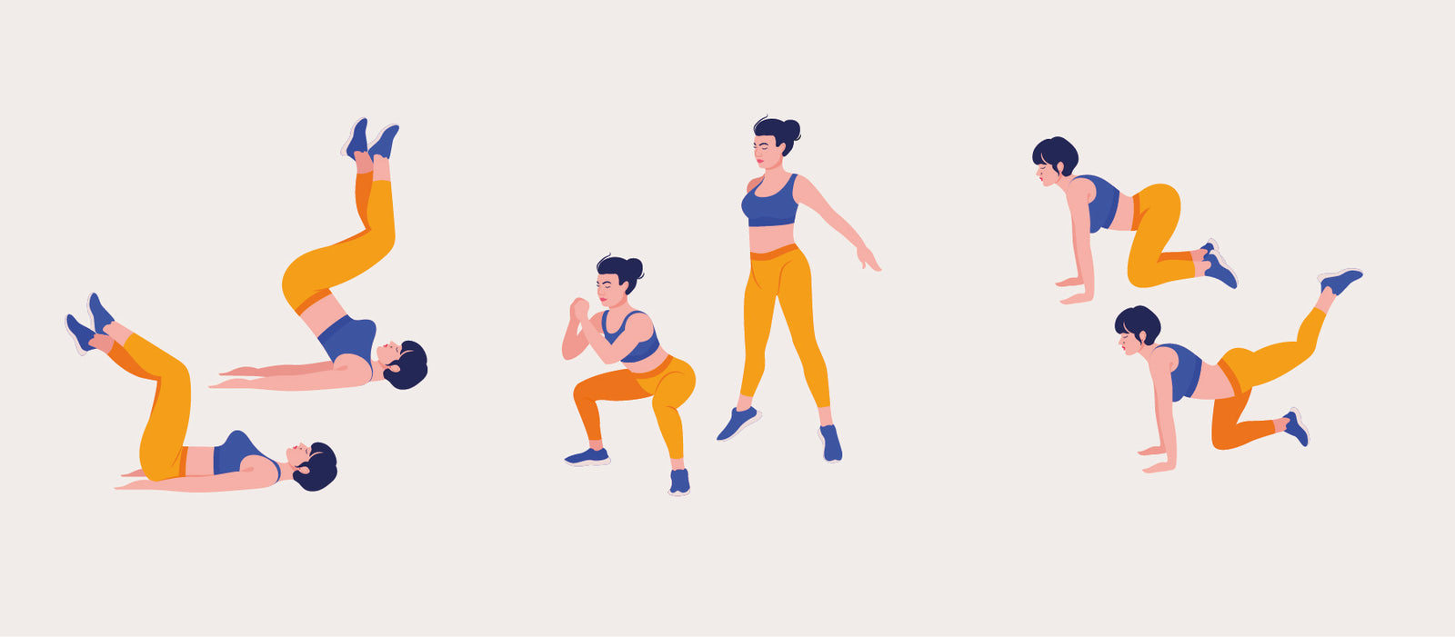 Schnelles Work-out für Strandschönheiten - Hip Lifts - Squat Jumps - Beinheben