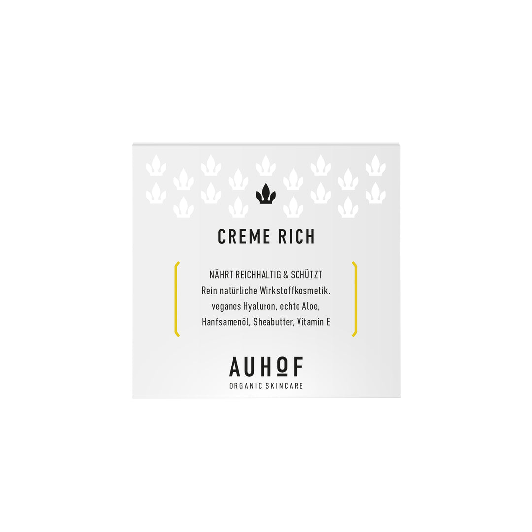 Auhof Organic Skincare Creme Rich