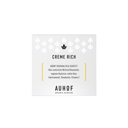 Auhof Organic Skincare Creme Rich