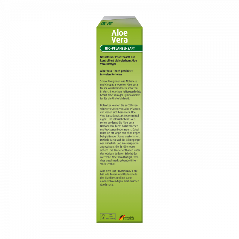 ALOE VERA BIO-Pflanzensaft naturtrüb