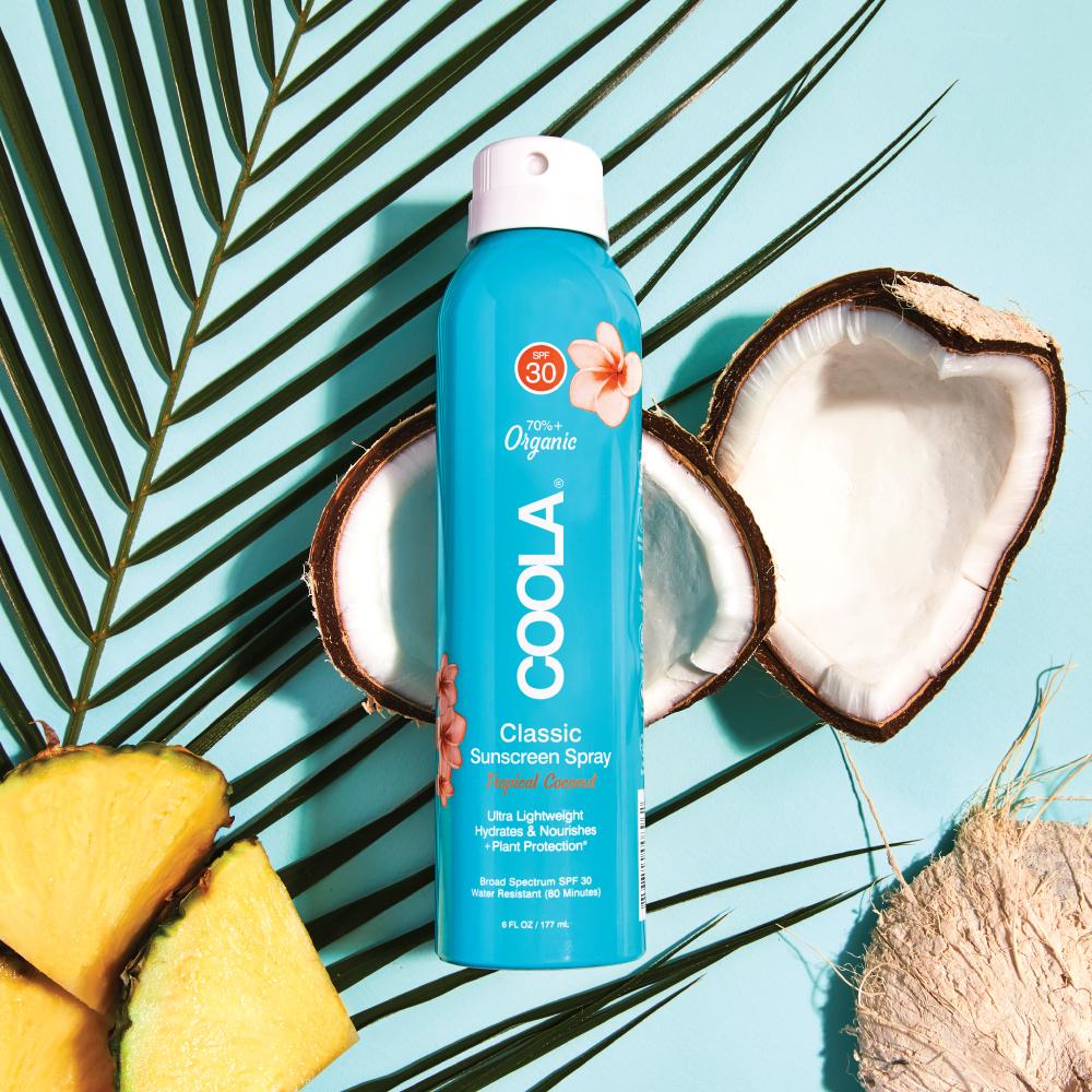 Classic Body Organic Sunscreen Spray SPF 50 - Tropical Coconut