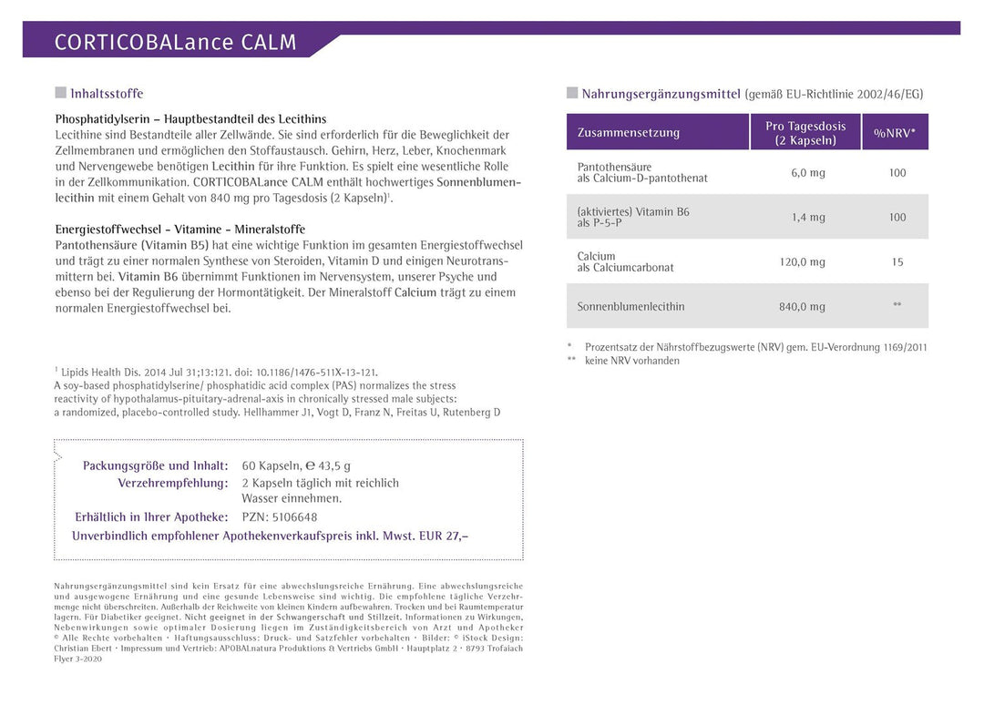 CORTICOBALance Calm